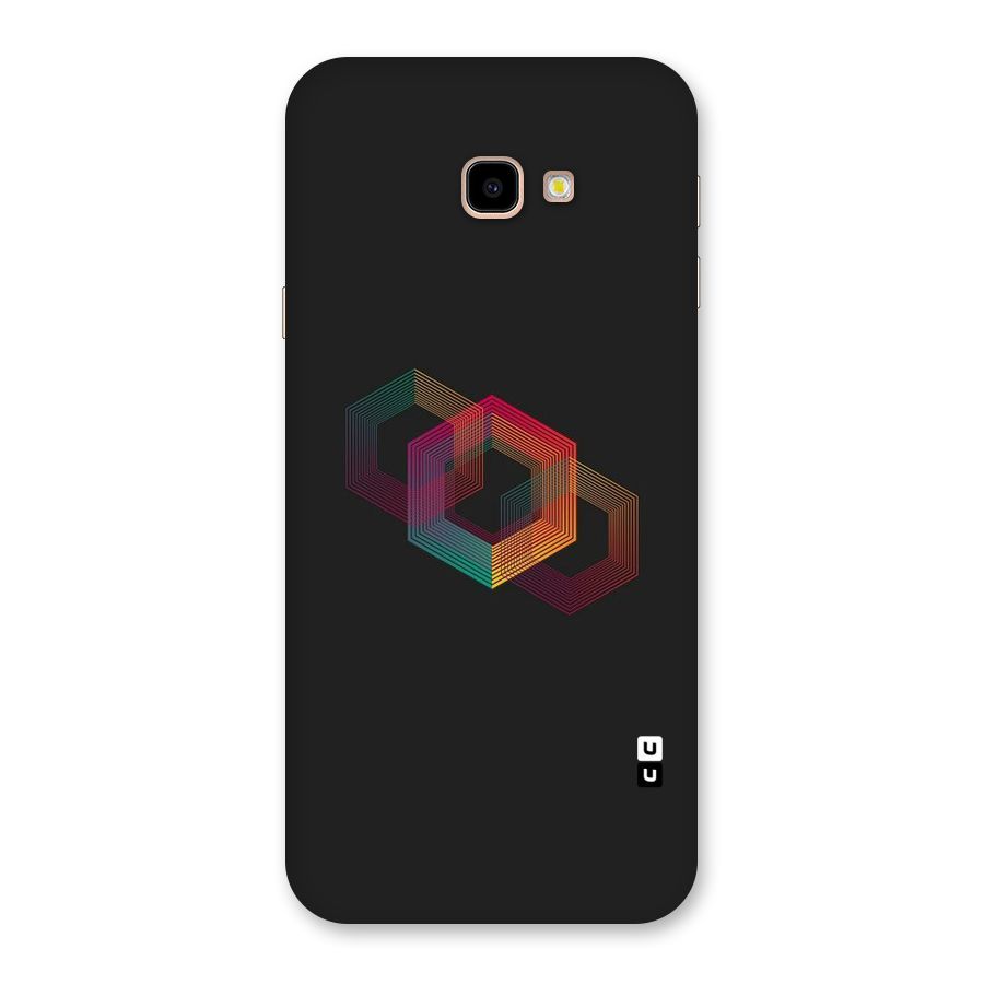 Tri-hexa Colours Back Case for Galaxy J4 Plus
