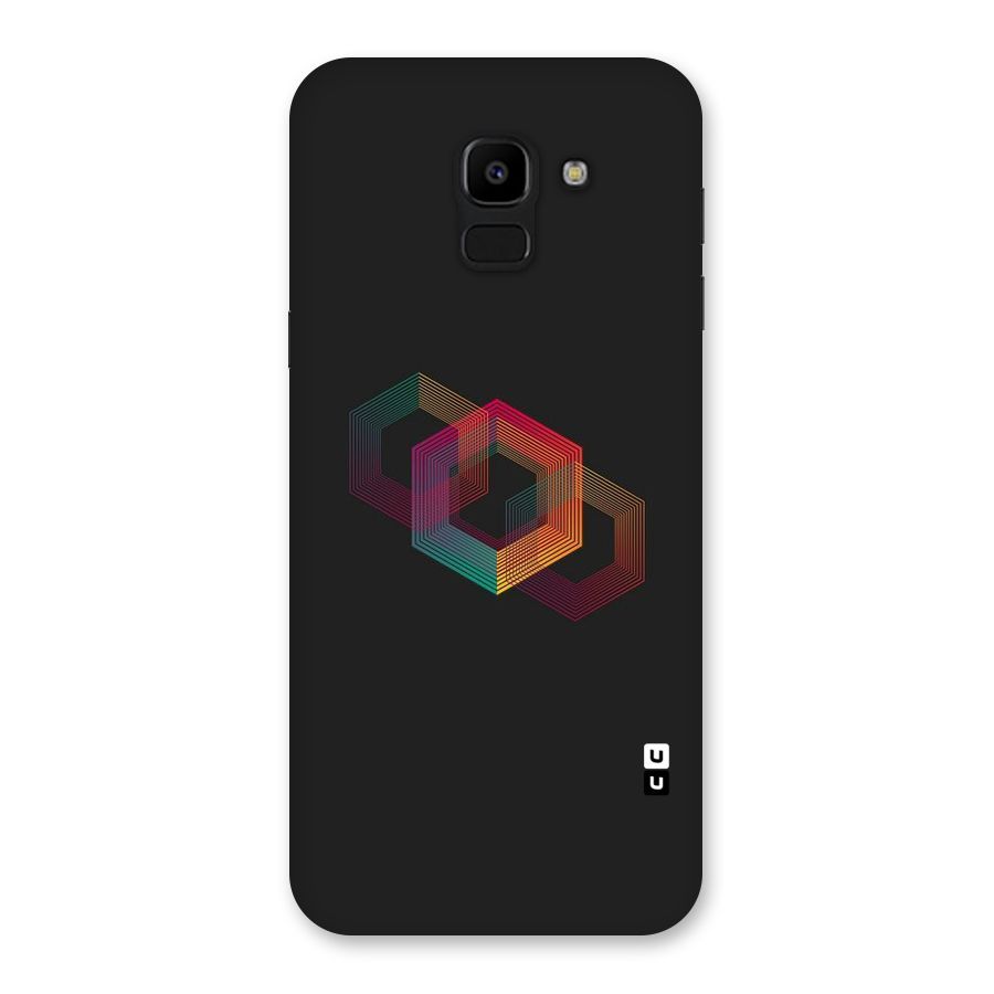 Tri-hexa Colours Back Case for Galaxy J6