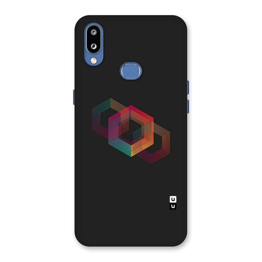 Tri-hexa Colours Back Case for Galaxy M01s