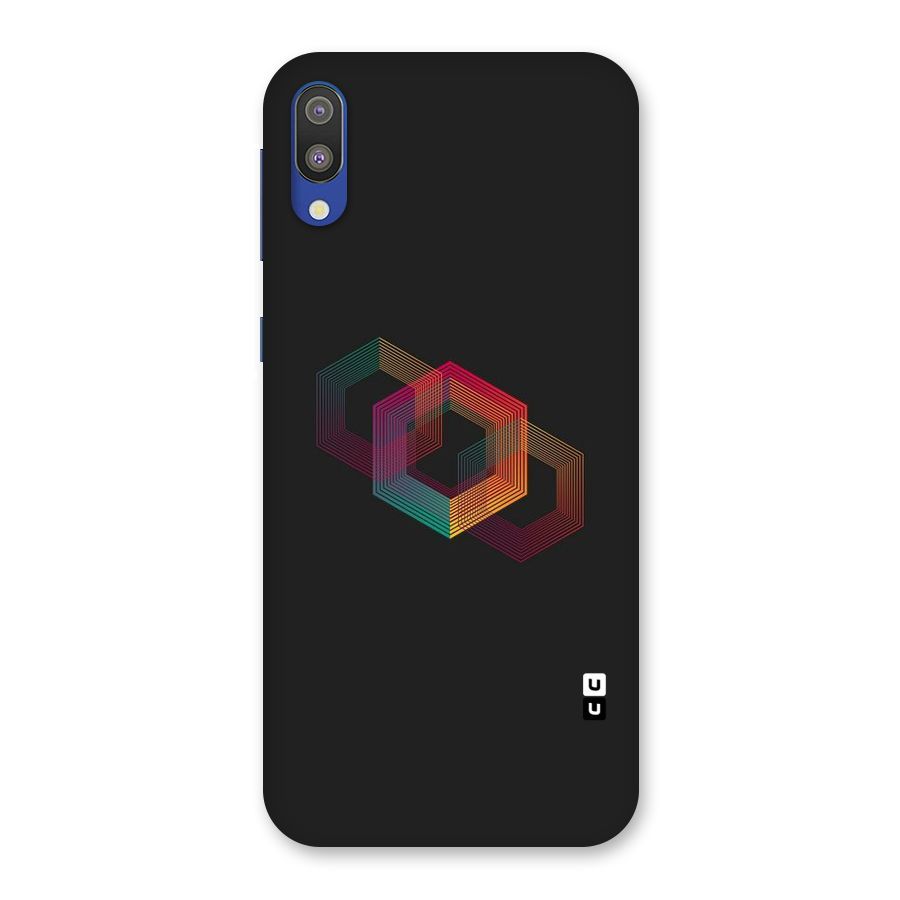 Tri-hexa Colours Back Case for Galaxy M10