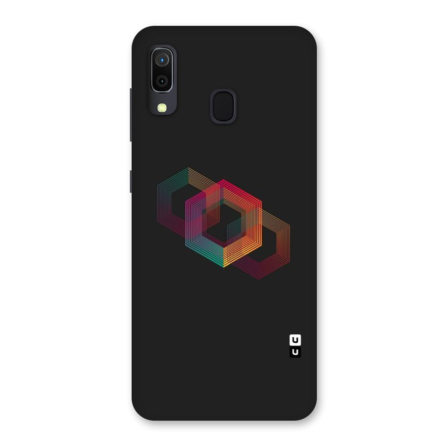 Tri-hexa Colours Back Case for Galaxy M10s