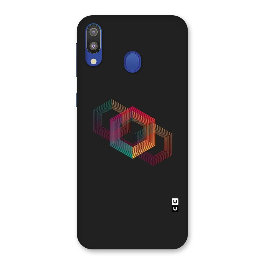 Tri-hexa Colours Back Case for Galaxy M20