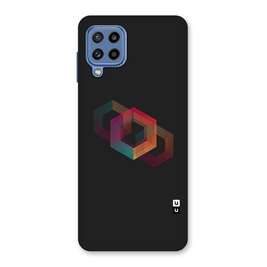 Tri-hexa Colours Back Case for Galaxy M32