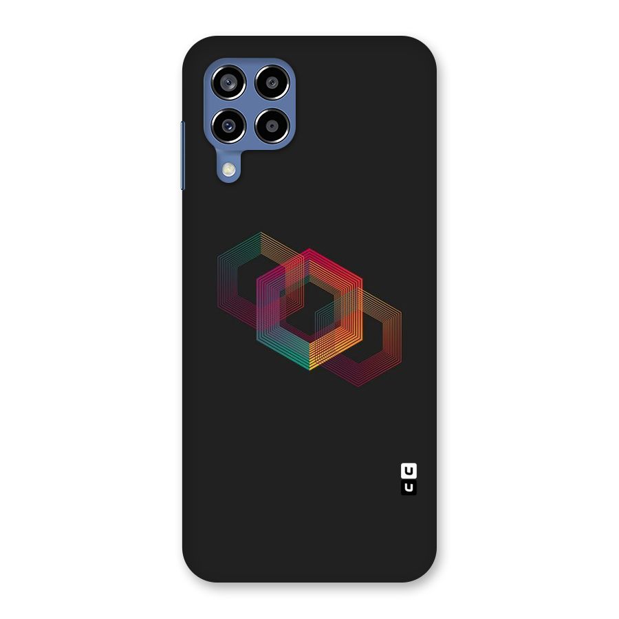 Tri-hexa Colours Back Case for Galaxy M53 5G