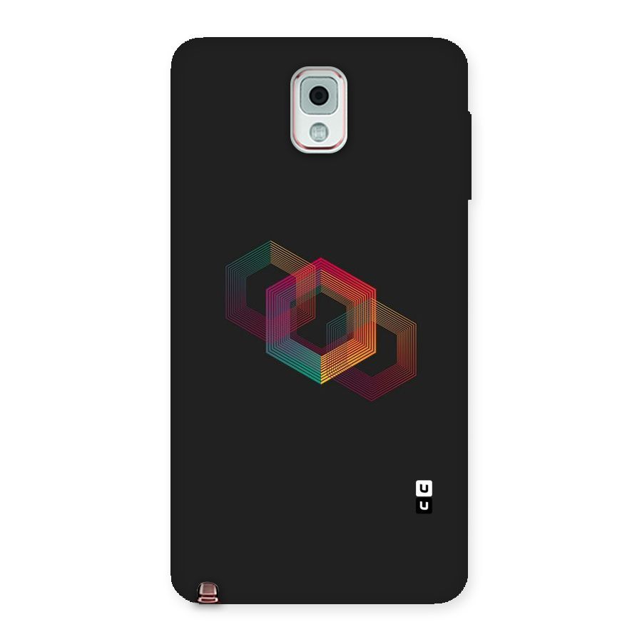 Tri-hexa Colours Back Case for Galaxy Note 3