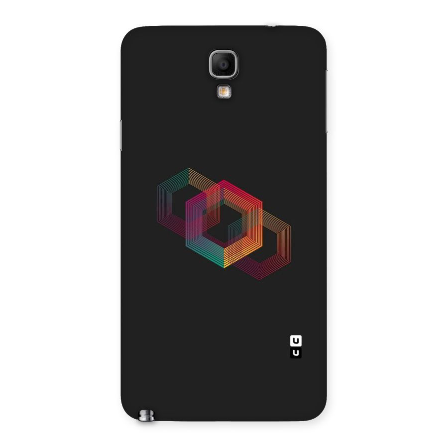 Tri-hexa Colours Back Case for Galaxy Note 3 Neo