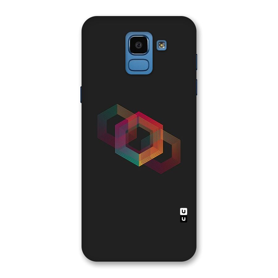 Tri-hexa Colours Back Case for Galaxy On6