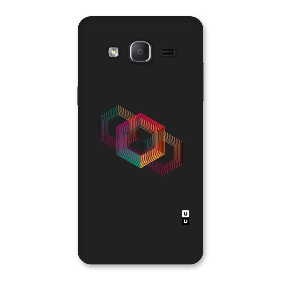 Tri-hexa Colours Back Case for Galaxy On7 2015