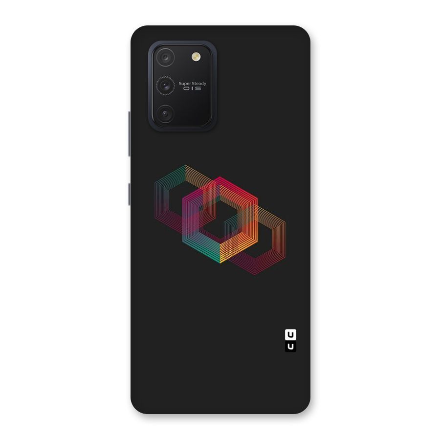Tri-hexa Colours Back Case for Galaxy S10 Lite