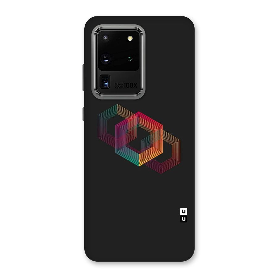 Tri-hexa Colours Back Case for Galaxy S20 Ultra