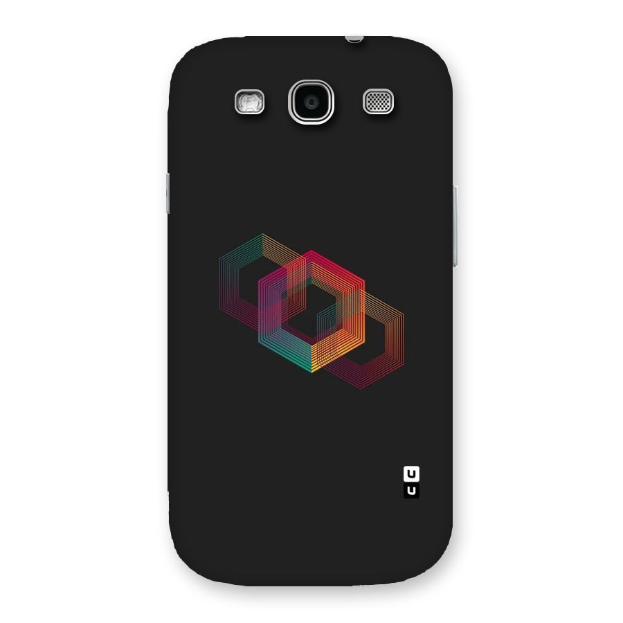 Tri-hexa Colours Back Case for Galaxy S3