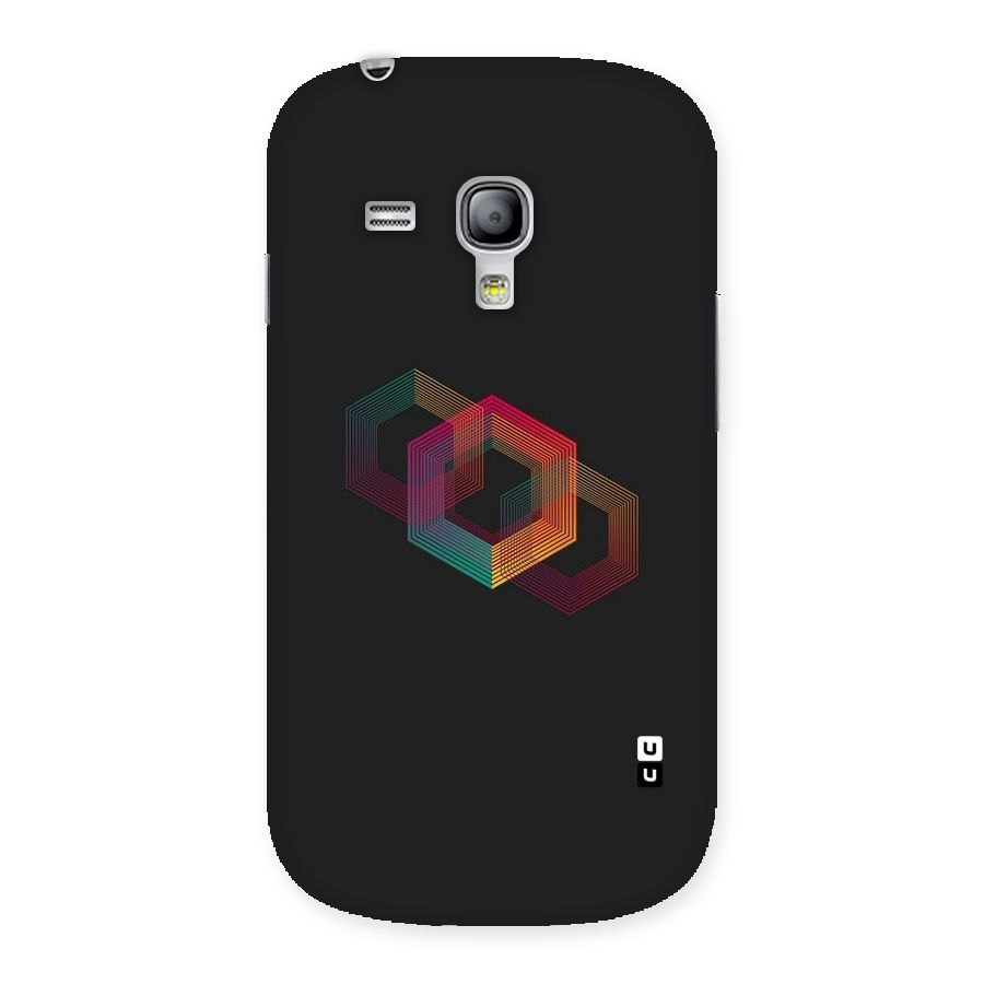 Tri-hexa Colours Back Case for Galaxy S3 Mini