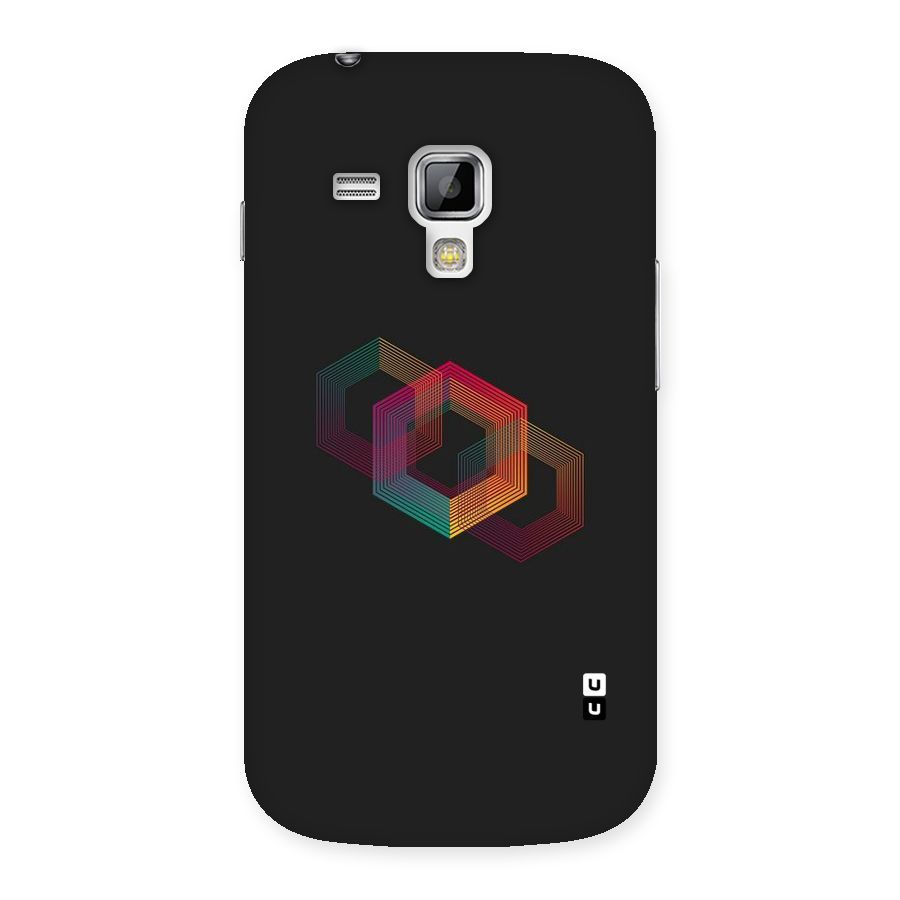 Tri-hexa Colours Back Case for Galaxy S Duos