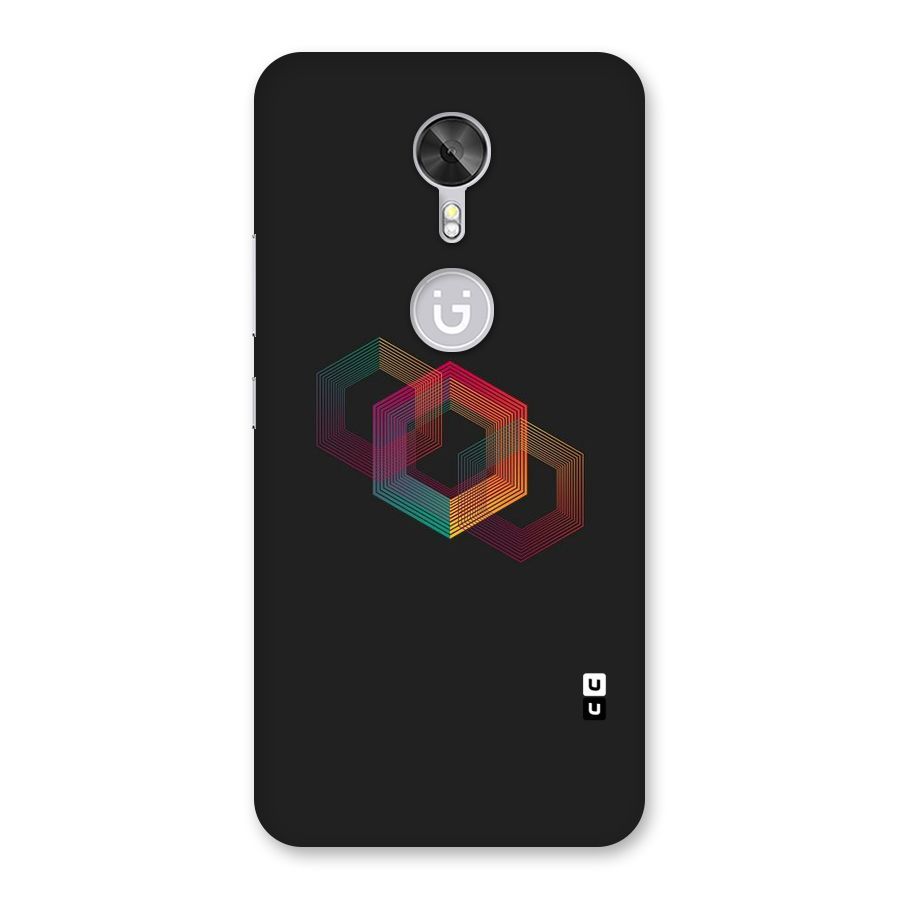 Tri-hexa Colours Back Case for Gionee A1