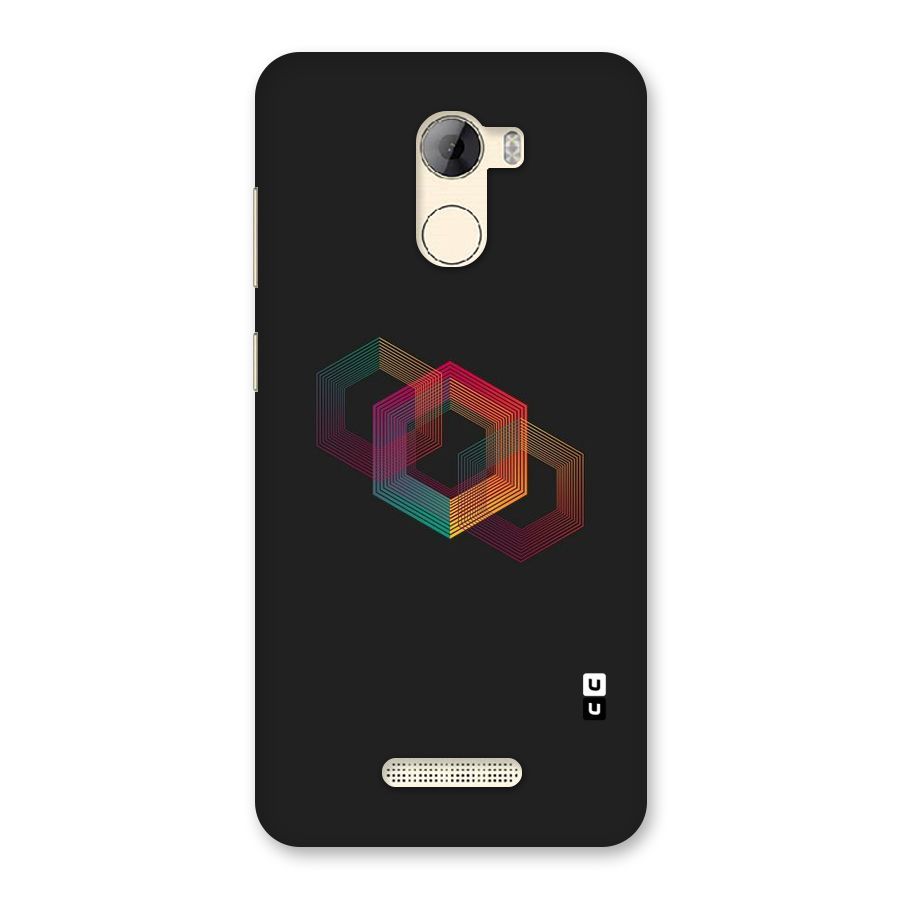 Tri-hexa Colours Back Case for Gionee A1 LIte