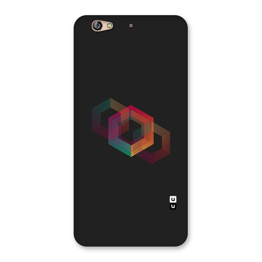 Tri-hexa Colours Back Case for Gionee S6