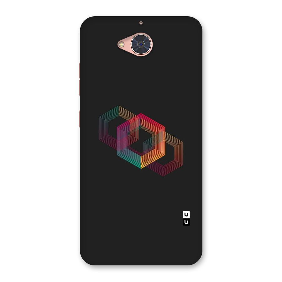 Tri-hexa Colours Back Case for Gionee S6 Pro