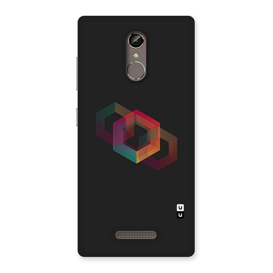 Tri-hexa Colours Back Case for Gionee S6s