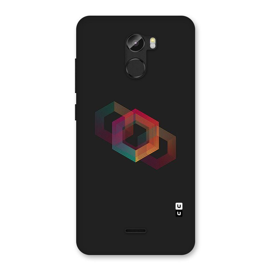 Tri-hexa Colours Back Case for Gionee X1