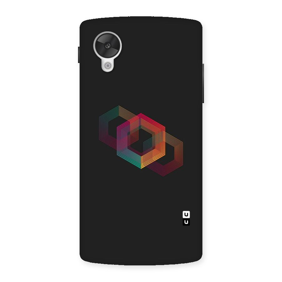 Tri-hexa Colours Back Case for Google Nexsus 5
