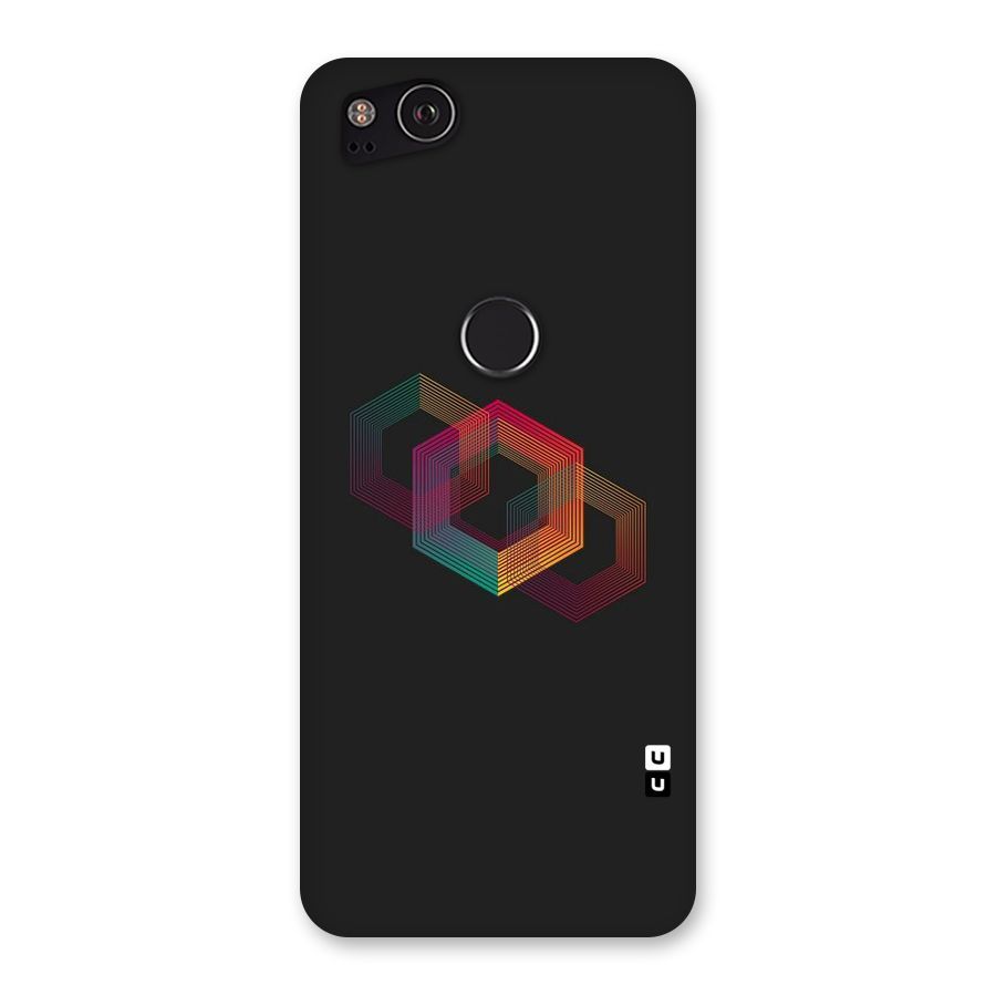 Tri-hexa Colours Back Case for Google Pixel 2