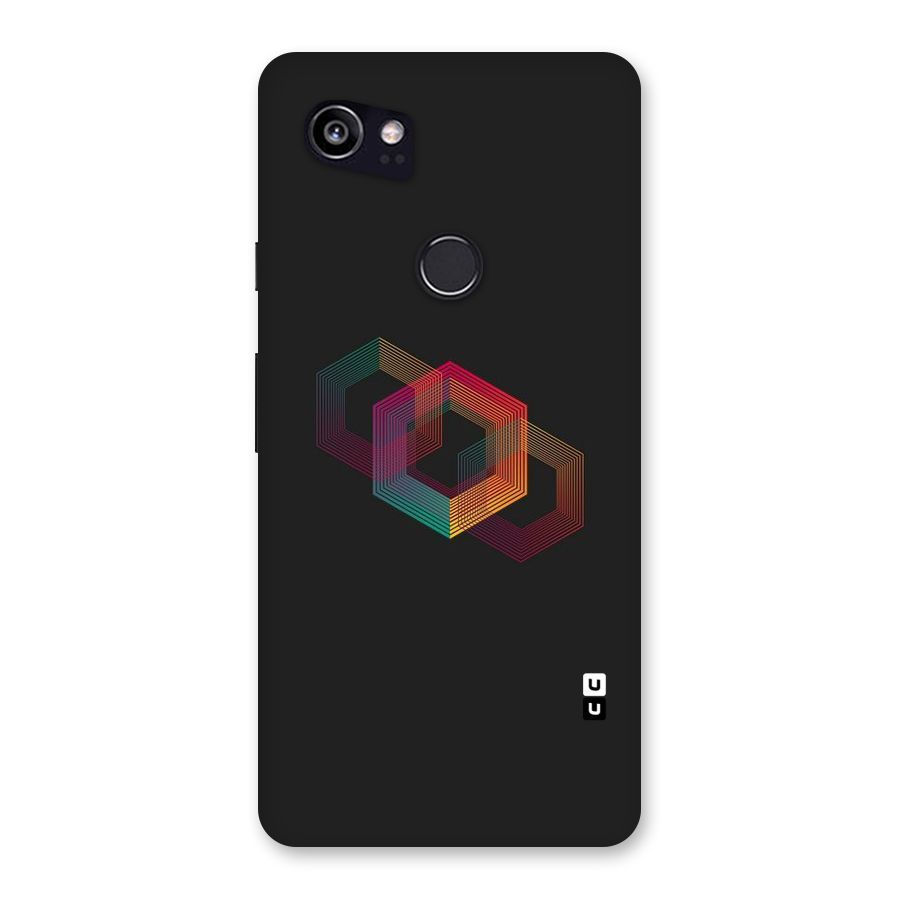 Tri-hexa Colours Back Case for Google Pixel 2 XL