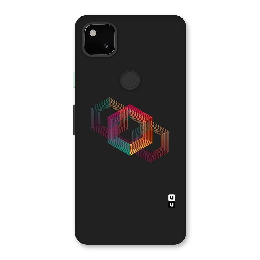 Tri-hexa Colours Back Case for Google Pixel 4a