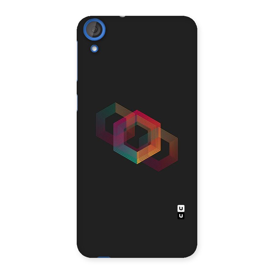 Tri-hexa Colours Back Case for HTC Desire 820