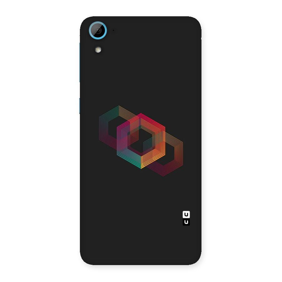 Tri-hexa Colours Back Case for HTC Desire 826