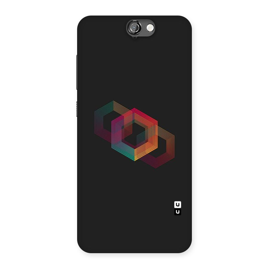 Tri-hexa Colours Back Case for HTC One A9