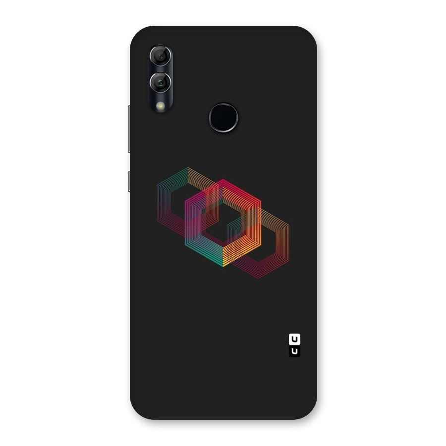 Tri-hexa Colours Back Case for Honor 10 Lite