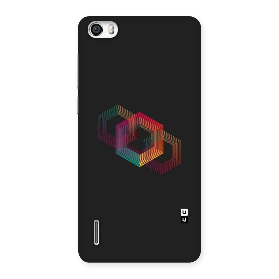 Tri-hexa Colours Back Case for Honor 6