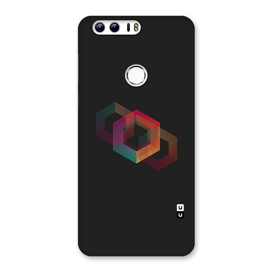 Tri-hexa Colours Back Case for Honor 8