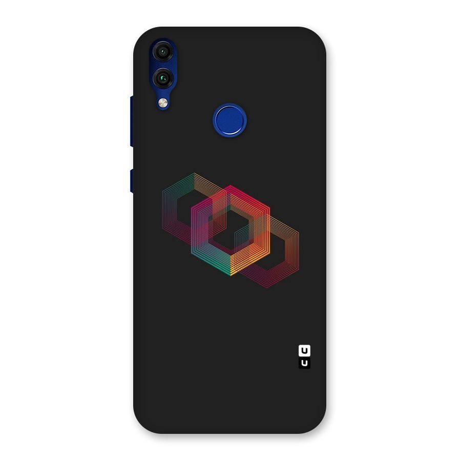 Tri-hexa Colours Back Case for Honor 8C