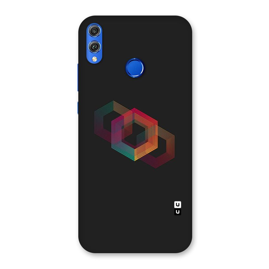 Tri-hexa Colours Back Case for Honor 8X