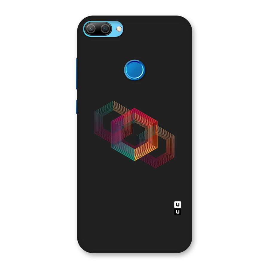 Tri-hexa Colours Back Case for Honor 9N