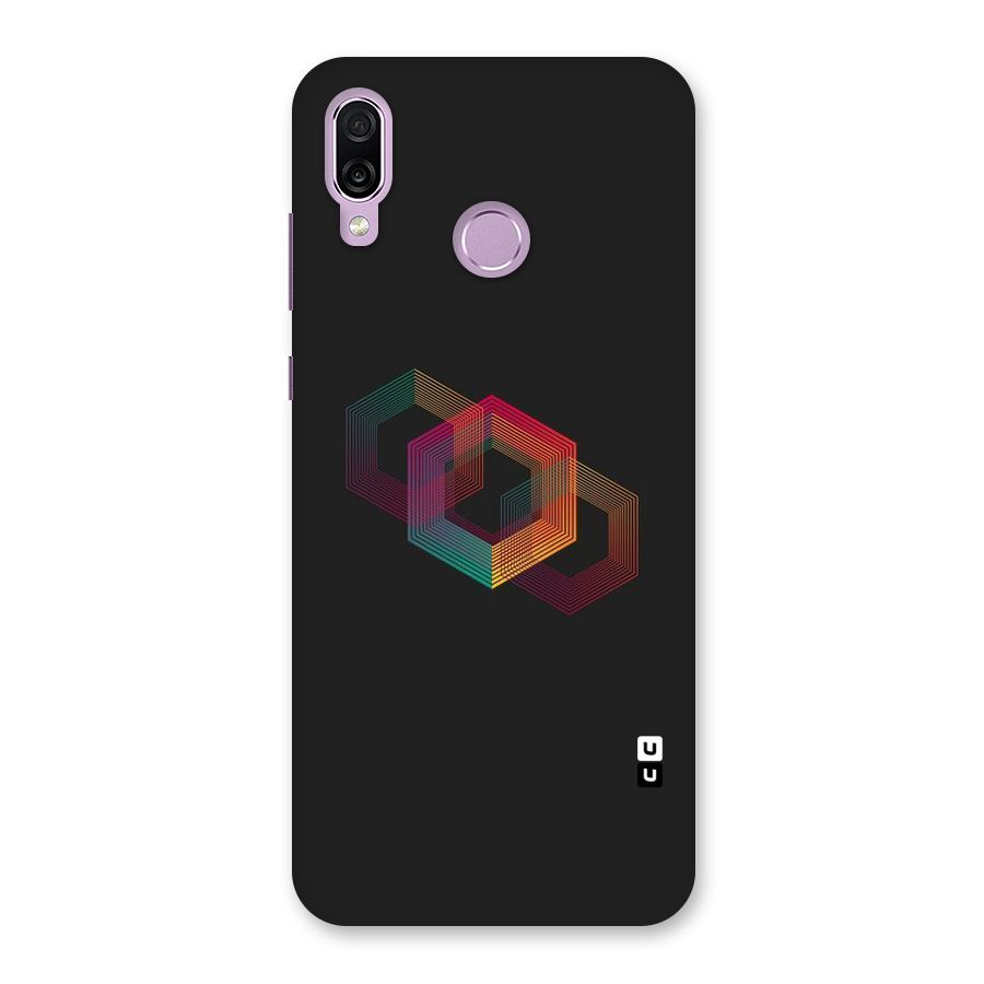 Tri-hexa Colours Back Case for Honor Play