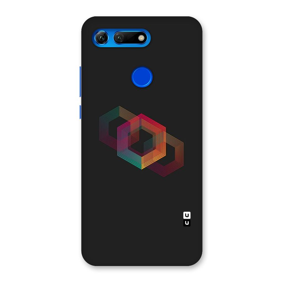 Tri-hexa Colours Back Case for Honor View 20
