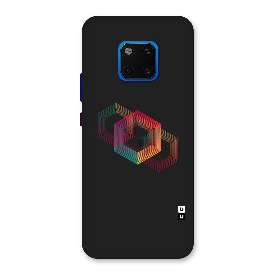 Tri-hexa Colours Back Case for Huawei Mate 20 Pro