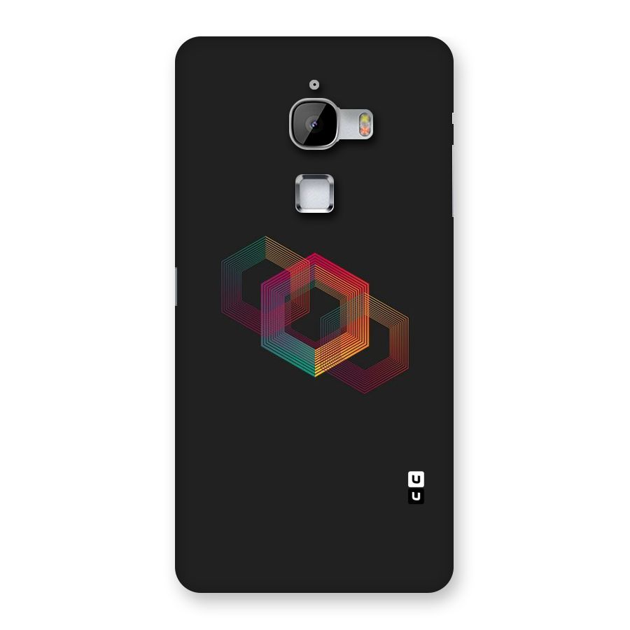 Tri-hexa Colours Back Case for LeTv Le Max