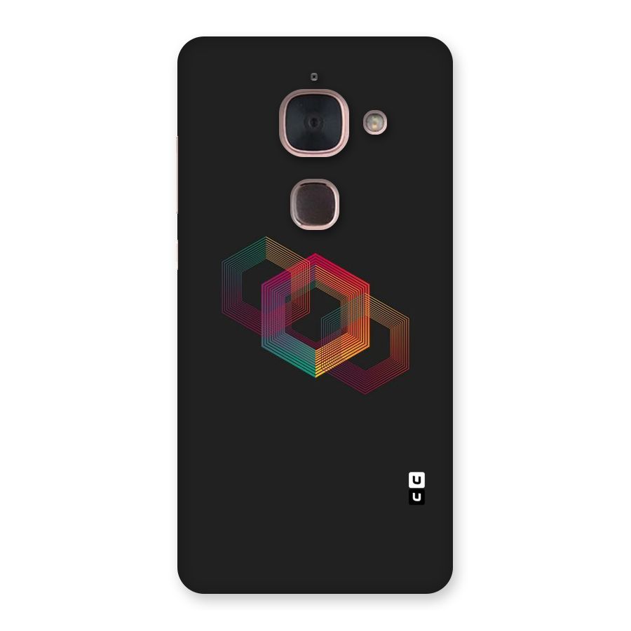 Tri-hexa Colours Back Case for Le Max 2