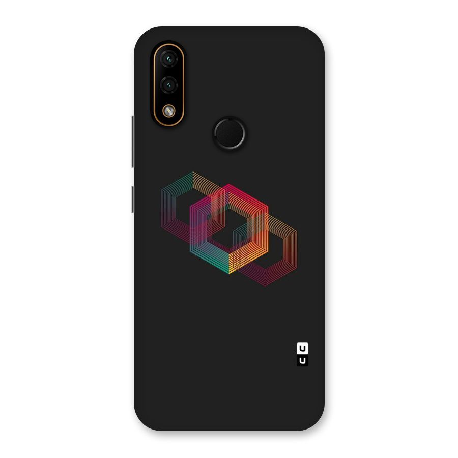 Tri-hexa Colours Back Case for Lenovo A6 Note