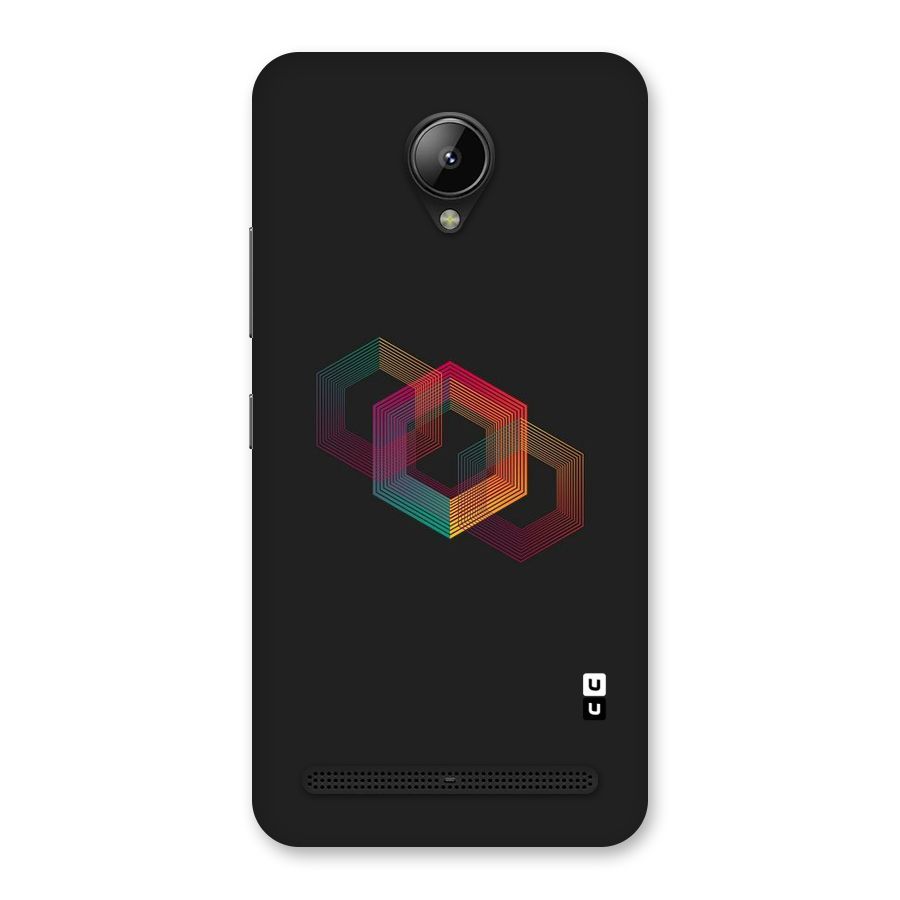 Tri-hexa Colours Back Case for Lenovo C2