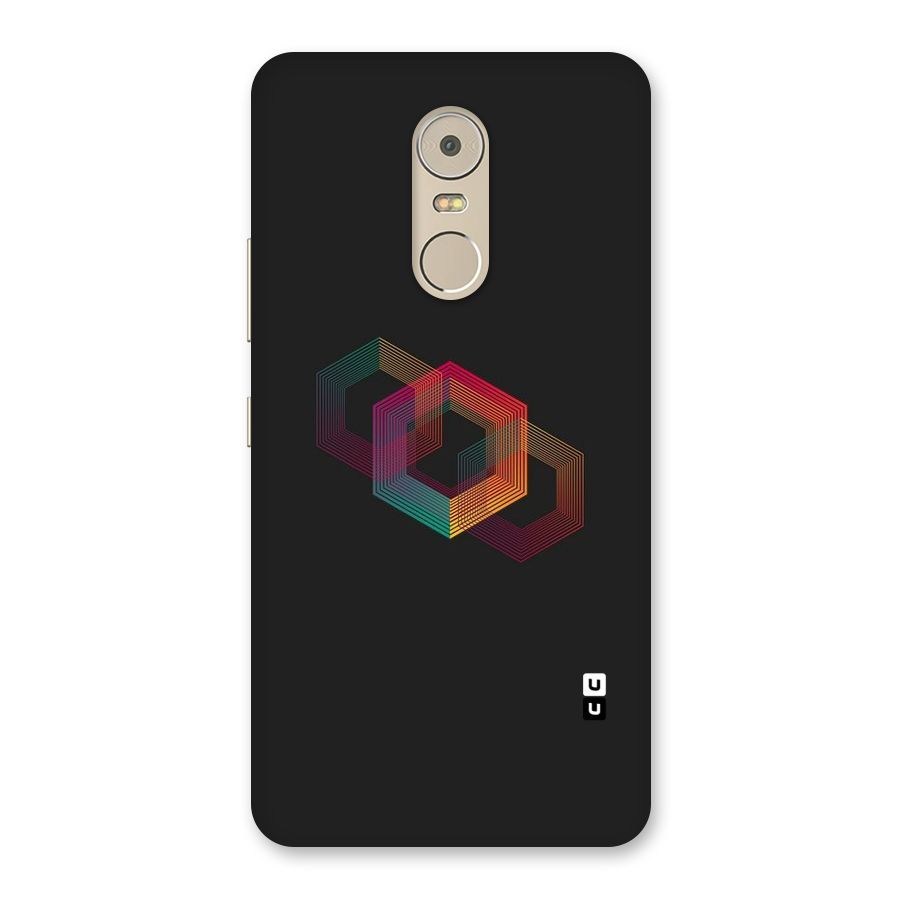 Tri-hexa Colours Back Case for Lenovo K6 Note