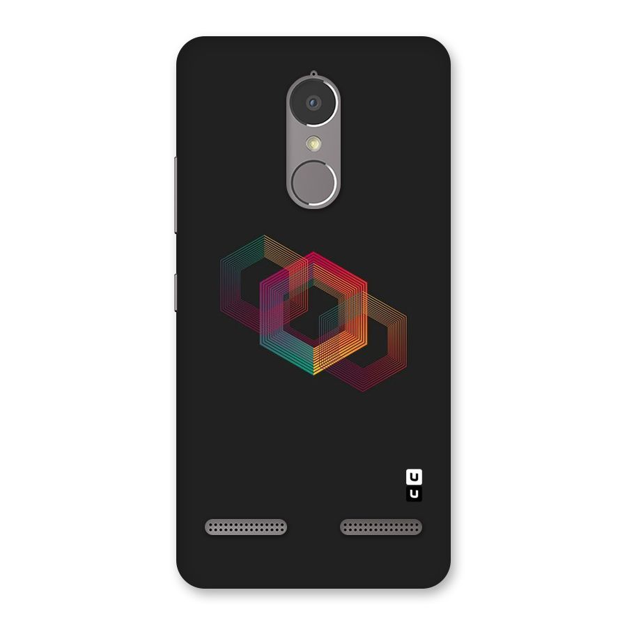 Tri-hexa Colours Back Case for Lenovo K6 Power
