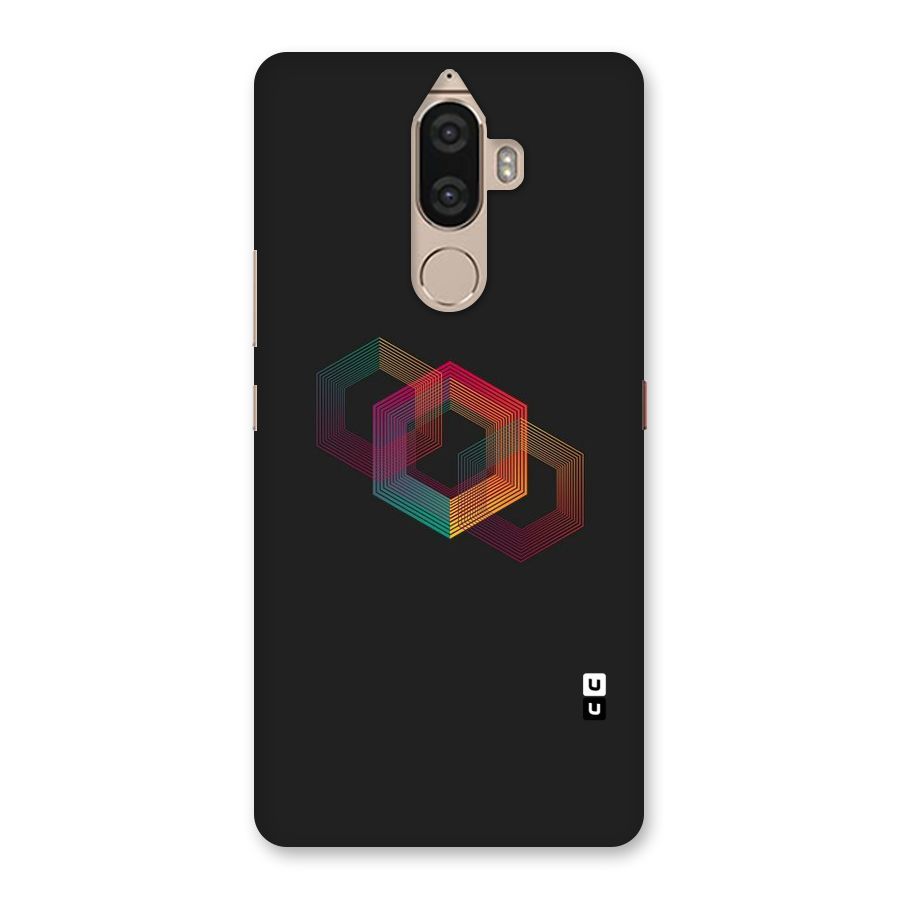 Tri-hexa Colours Back Case for Lenovo K8 Note
