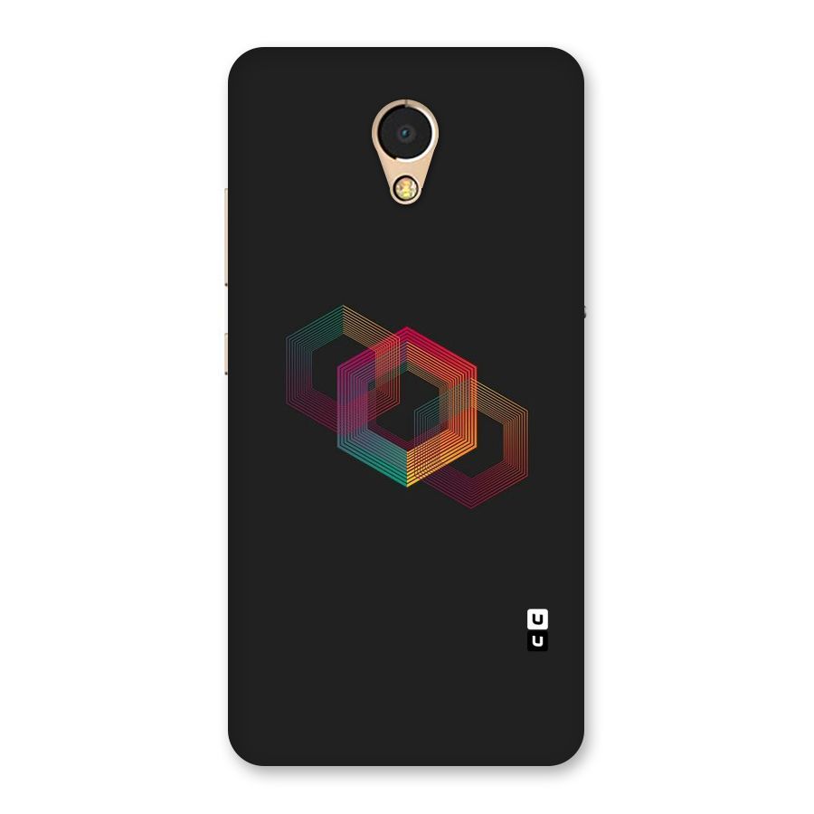 Tri-hexa Colours Back Case for Lenovo P2