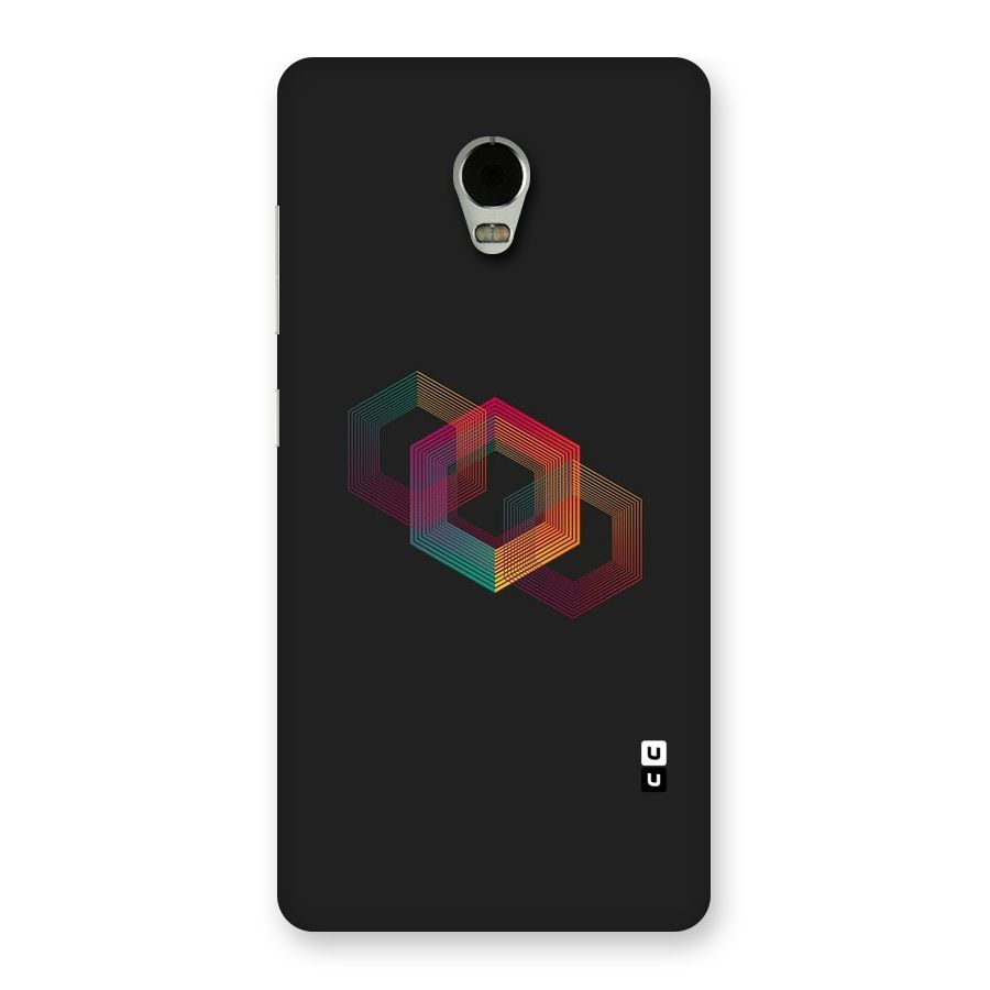 Tri-hexa Colours Back Case for Lenovo Vibe P1
