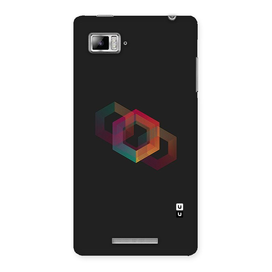 Tri-hexa Colours Back Case for Lenovo Vibe Z K910