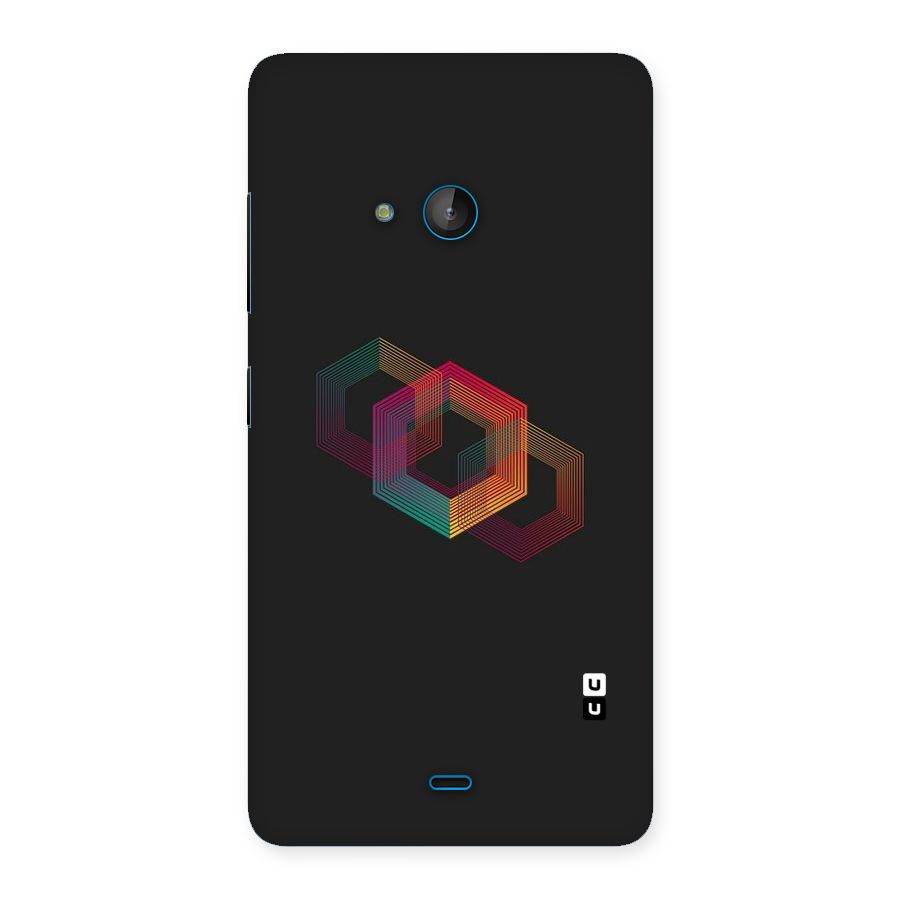 Tri-hexa Colours Back Case for Lumia 540